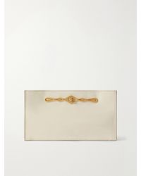 Metier - Fernando Jorge Ease Embellished Glossed-Leather Clutch - Lyst