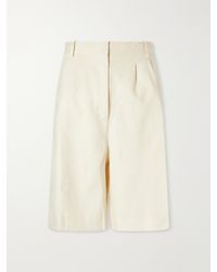 Anine Bing - Bryson Canvas Bermuda Shorts - Lyst