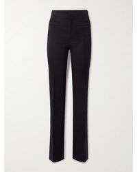 Chloé - Wool-Gabardine Slim-Leg Pants - Lyst