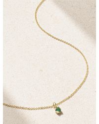 Jennifer Meyer - 18-Karat Emerald Necklace - Lyst