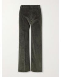 D'Estree - Yoshimoto Straight-Leg Cotton Corduroy Pants - Lyst