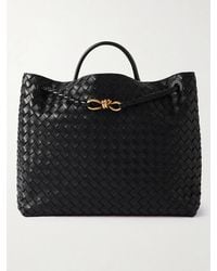 Bottega Veneta - Andiamo Large Intrecciato Leather Tote - Lyst