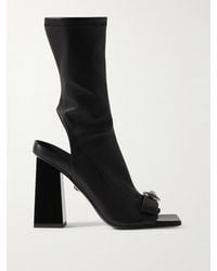 Versace - Bottines En Cuir À Ornements Gianni Ribbon - Lyst