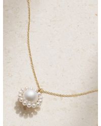 Sophie Bille Brahe - Jeanne Simple 14-Karat Recycled Pearl Necklace - Lyst