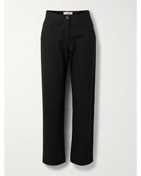 The Row - Landais Halbhohe Jeans Mit Geradem Bein - Lyst
