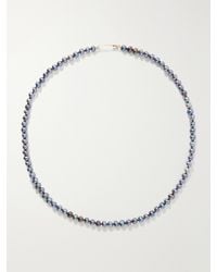 Loren Stewart - Pearl Safety Pin 14-Karat And Pearls Necklace - Lyst