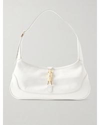 Gucci - Jackie 1961 Slim Textured-Leather Shoulder Bag - Lyst