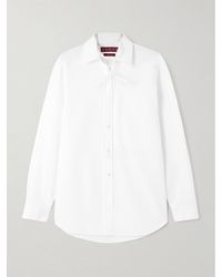 Gucci - Tie-Neck Cotton-Poplin Shirt - Lyst