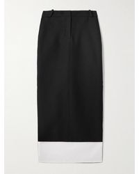 Lanvin - Asymmetric Wool Skirt - Lyst
