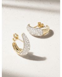 Lucy Delius - Signature 14-Karat Diamond Earrings - Lyst