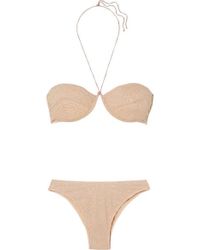Oséree Bikini À Armatures En Lurex Stretch Shine - Multicolore