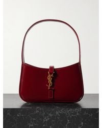 Saint Laurent - Le 5 À 7 Mini Patent-Leather Shoulder Bag - Lyst