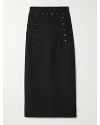 Bode - Wool-Twill Maxi Skirt - Lyst