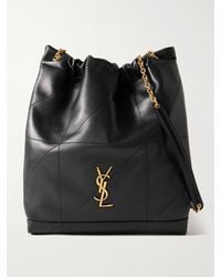 Saint Laurent - Jamie Schultertasche Aus Gestepptem Leder Mit Verzierung - Lyst
