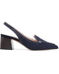 Nicholas Kirkwood Beya Denim Slingback Pumps - Blue