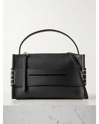 JW Anderson - Loafer Schultertasche Aus Leder Mit Stickereien - Lyst