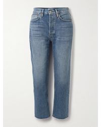 RE/DONE - 70S High Rise Stove Pipe Jeans Mit Geradem Bein - Lyst