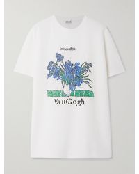 Loewe - T-Shirt Aus Jersey Aus Einer Baumwollmischung Mit Print - Lyst