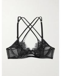 Agent Provocateur - Ariella Lace And Tulle Underwired Bra - Lyst
