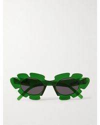 Loewe - Paula's Ibiza Cat-Eye Acetate Sunglasses - Lyst