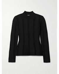 Sea - Devon Paneled Stretch-Knit Top - Lyst