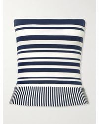 Faithfull the Brand - Citara Trägerloses Oberteil Aus Einer Baumwollmischung Mit Streifen - Lyst