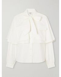Sea - Tristan Cotton-Poplin Blouse - Lyst
