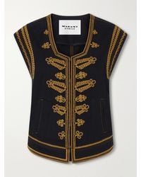Isabel Marant - Edmee Embroidered Cotton Vest - Lyst
