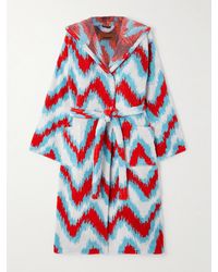 Missoni - Belted Striped Cotton-Terry Robe - Lyst