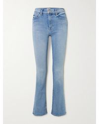 Mother - The Outsider Sneak Mid-Rise Flared Jeans - Lyst