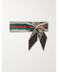 Gucci - Silk Scarf - Lyst