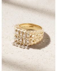 Yvonne Léon - Raphia 9-Karat And Diamond Ring - Lyst