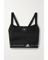 adidas By Stella McCartney - + Net Sustain Truepurpose Sport-bh Aus Recyceltem Stretch-material Mit Cut-out Und Perforationen - Lyst