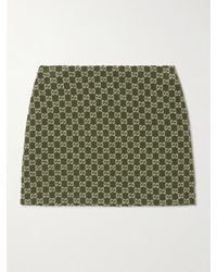 Gucci - Jacquard-Knit Cotton-Blend Bouclé Mini Skirt - Lyst