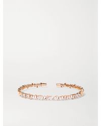 Suzanne Kalan - 18-Karat Rose Diamond Cuff - Lyst