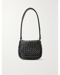 Bottega Veneta - Cobble Small Intrecciato Leather Shoulder Bag - Lyst