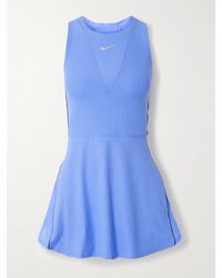 Nike - Court Slam Tennis-Kleid Aus Dri-Fit-Material Mit Mesh-Einsätzen - Lyst