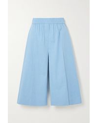 JOSEPH Linen-blend Shorts - Blue