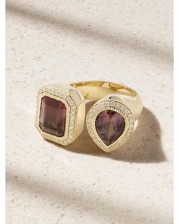 Jacquie Aiche - 14-Karat, Tourmaline And Diamond Ring - Lyst