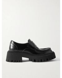 Balenciaga - Tractor Leather Loafers - Lyst