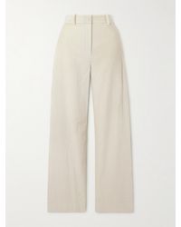 Proenza Schouler - Lidie Cotton-Corduroy Wide-Leg Pants - Lyst