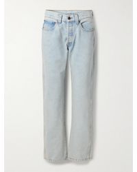KHAITE - Callum Mid-Rise Straight-Leg Jeans - Lyst