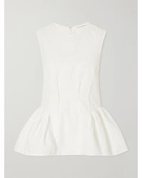 Cecilie Bahnsen - Cbdaimi Cotton-Blend Matelassé Blouse - Lyst