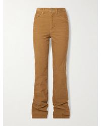 Saint Laurent - Clyde Cotton-Corduroy Slim-Leg Pants - Lyst