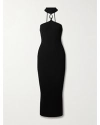 Jonathan Simkhai - Arya Midikleid Aus Rippstrick Mit Verzierung - Lyst