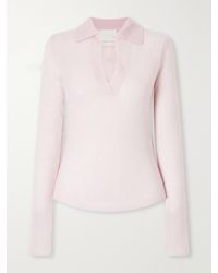 Citizens of Humanity - Simone Ribbed Wool And Cashmere-Blend Polo Sweater - Lyst