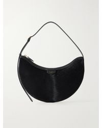 Alaïa - Demi Lune Calf-Hair Shoulder Bag - Lyst
