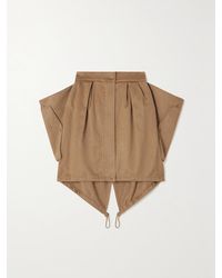 Max Mara - Ritmo Pleated Wool Mini Skirt - Lyst