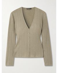 Loro Piana - Rimella Cable-Knit Cashmere And Silk-Blend Cardigan - Lyst