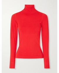 Perfect Moment - Ribbed Thermal Modal-Blend Turtleneck Base Layer - Lyst